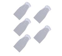 BATHVEVE Housses de Siège Jetables Universelles Complète en Non-tissé Blanc Lot de 5 Complète pour Siège d'avion de Voiture Accessoire Pratique pour Voyage