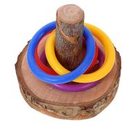 BATHVEVE Jouets pour Oiseaux en Bois pour Entraînement Quotidien, Promoteur de Santé Physique et Émotionnelle, pour Perruches Calopsittes en Cage Couleur Aléatoire