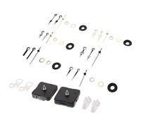 BATHVEVE Kit de Mécanisme de Mouvement D'horloge pour Réparation et Remplacement en Plastique et Alliage Silencieux Adapté pour Horloge Murale au Bureau ou Restaurant