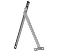 BATHVEVE Limiteur de Fenêtre en Acier Argenté Réglable pour Fenêtres à Battant et Coulissantes, Poteau de Sécurité Angle D'ouverture Ajustable Protection des Garçon et Filles