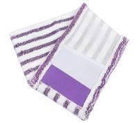 BATHVEVE Lingette de Nettoyage en Microfibre Blanc Compatible la Plupart des Balais à Serpillère, Matériau Synthétique Absorbant Poils D'animaux pour Nettoyage Sol Maison