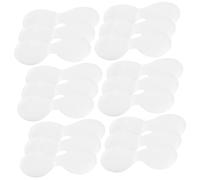 BATHVEVE Lot De 100 Feuilles De Papier Oculaire Non Tissé En Coton, Masque Yeux Soi-même, Soin Hydratant Doux Contour Des Yeux, Spa Et Routine Beauté