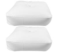 BATHVEVE Lot de 2 Paquet Lestés D'eau Carrés en Pvc 2,5l pour Base de Parasol et Arche de Ballons, Poids Réutilisables pour Décoration de Fête, Mariages et Événements Extérieurs