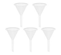 BATHVEVE Lot de 5 Petits Entonnoirs en Plastique 60ml Multifonction Protection Anti-débordement pour Changement D'huile Automobile et Usage Laboratoire