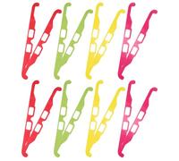 BATHVEVE Lunettes à en Papier Effet 3D Forme Cœur Lot de 20 pour Fêtes en et Activités en Extérieur