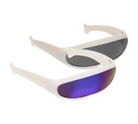 BATHVEVE Lunettes de Ski Protection pour Animaux 2pcs en Plastique Coupe-Vent pour Chats Style Adorable et Fonction Pratique Le Jardin ou Hôtel