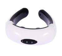 BATHVEVE Masseur Intelligent Cervical Électromagnétique Rechargeable pour Soulagement Au Cou et Aux Épaules pour Bureau Voiture et Maison