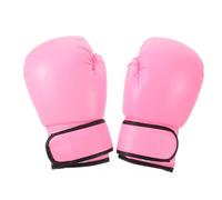 BATHVEVE Moufles de Boxe Couleur Rose en Cuir PU et Mousse 8 Oz Multifonction Support Poignet pour Entraînement pour Garçon et Filles