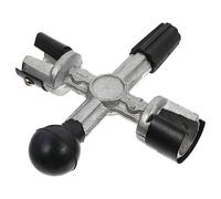 BATHVEVE Nettoyeur de Borne de Batterie avec Outils de Nettoyage Réparation Pince à Écrou et Grattoirs Terminal pour Entretien Automobile