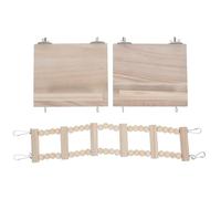 BATHVEVE Oiseau en Bois Résistant à l'usure Perchoir pour Oiseaux Domestiques, Pratique pour Renforcer la Force de Station Debout, pour Cage Oiseaux Intérieur