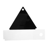 BATHVEVE Outil de Grattage de Cire pour Snowboard et Ski 2pcs en Acrylique Poignée Ergonomique pour Entretien Précis en Sports de Plein Air