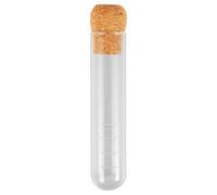 BATHVEVE Passoire à Thé pour Thé en Vrac Tube Verre Perforé Réutilisable Facile à Ouvrir et Fermer pour Infusion Optimale