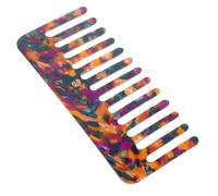 BATHVEVE Peigne Démêlant Portable Acétate Peigne à Dents Larges Pour Coiffure Femme Et Homme Pour Cheveux Lisses Et Fins