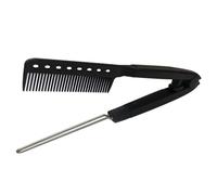 BATHVEVE Peigne Lisseur Compact en Plastique, Outil de Coiffure Multifonctionnel pour Cheveux Résistants, Usage Personnel et Salon
