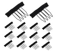 BATHVEVE Peignes à Postiche Pinces 30 Pièces Petit 4 Dents En Acier Inoxydable Maintien Antidérapant Femmes Perruques Accessoires Pour Soin Capillaire Usage Quotidien