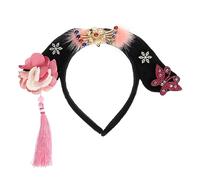 BATHVEVE Perruque De Style Chinois Bandeau Pour Cosplay Accessoire De Cheveux Pour Femmes Et Filles -tête Pour Perruque Chinoise