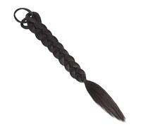 BATHVEVE Perruques Tressées Synthétiques 40 Cm Naturel Queue De Cheval Tressée Extensions De Cheveux Pour Femmes Usage Quotidien Carnaval Fête