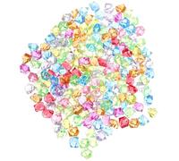 BATHVEVE Pierres Colorées, Pierres Naturelles Décoratives en Plastique et Résine, Lot Multicolore pour Décoration Intérieure et Jeux de Société