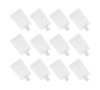 BATHVEVE Pochette de Voyage Étanche 12 Pièces 100ml Portable en Plastique Blanc pour Rangement Cosmétique en Déplacement