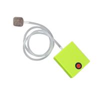 BATHVEVE Pompe à Air Portable Légère Tuyau et Pierre à Air pour Aquarium et Fruits de Mer en ABS Mini Pompe à Verte pour Oxygénation en Pêche Extérieure