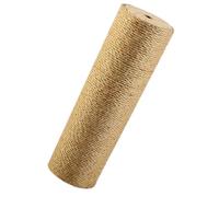 BATHVEVE Poteau à Griffer en Bois Naturel et Corde Résistante pour Chat, Griffoir Droit, Escaladeur Solide, pour Attacher aux Pots de Fleurs ou Arbres