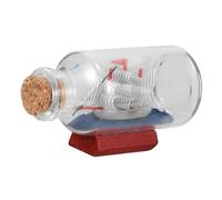 BATHVEVE Presse-papiers Bateau De Croisière Décoration Bouteille Dérive Ornement Nautique pour Maison Maquette Verre Souvenir Thématique