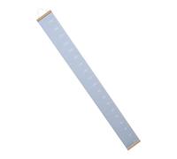 BATHVEVE Règle de Mesure Design Simple et Moderne Taille des Garçon et Filles en Toile Bleue Tableau Mural Amovible pour Mesurer la Hauteur pour Chambre D'garçon et Filles