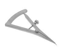 BATHVEVE Règle de Mesure Paupières en Acier Inoxydable Petite Taille Tête Pliable à Vis pour Chirurgie des Doubles Paupières Usage Professionnel Esthétique