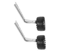 BATHVEVE Roues Stabilisatrices pour Garçon Fille avec Support Argenté Accessoires Durables pour Apprentissage de Léquilibre Faciles à et Sécurisés pour Garçons et Filles Couleur Aléatoire