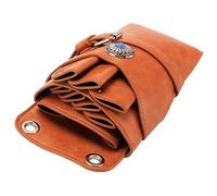 BATHVEVE Sac à pour Coiffeur Pochette de Rangement pour Outils de Coiffure Sac pour Stylistes pour Salon de Coiffure Orange