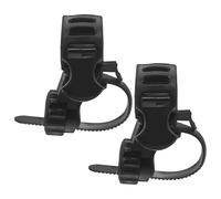 BATHVEVE Support de Canne Lot de 2 Pièces en Caoutchouc Noir pour Fauteuil Roulant Pratique et Solide Compatible Fauteuils Roulants et Trottinettes Électriques