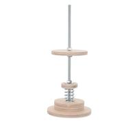 BATHVEVE Support de Fixation supérieur pour, Support Plafond pour Arbre Chat Tour, Compatible avec Les espaces de Vie intérieurs, Bois et métal, Secure fit, Ajustable 16 cm à