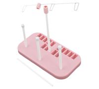 BATHVEVE Support Résistance à Fil la Coudre pour pour Machine Réduit du Bobines Coniques en Plastique et Métal Évite les Nœuds, Couture à Domicile