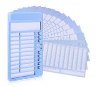 BATHVEVE Tableau Semainier Bleu pour Planning des Tâches Ménagères Surface Effaçable, pour Organiser la Routine Quotidienne Familiale