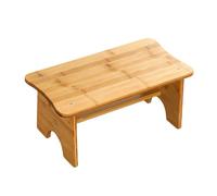 BATHVEVE Tabouret Design Raisonnable Multifonction en Bois Antidérapant Marchepied Rectangulaire Léger pour Toilettes et Bureau pour Salle de Bain et Salon