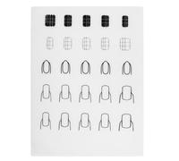 BATHVEVE Tapis à Ongles en Silicone Polyvalent pour Manucure Coussin Ergonomique, Outil Pratique pour Mélange Facile des Couleurs et Entraînement Nail Art Professionnel