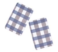 BATHVEVE Tapis de Couchage en Coton Bleu pour Petits Animaux 2pcs Absorbant et Lavable Garde l'environnement Sec pour Cages à Cochons d'Inde et Chinchillas