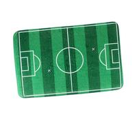 BATHVEVE Tapis de Sol en Flanelle Antidérapant pour Chambre à Coucher Mini Tapis de Terrain de Football Doux Décoration pour Salon et Chambre 1 Pièce