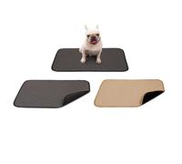 BATHVEVE Tapis d'Urine pour Chien, Tapis Propreté Chiot Lavable et Imperméable, Coussin Absorbant Antidérapant en Tissu
