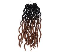 BATHVEVE Tresses Au Crochet Pour Locs 1b/27 Postiche Tressée Synthétique Cheveux Bouclés Mode Élégante Utilisation Quotidienne Cheveux Naturels Entretien Facile