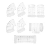 BATHVEVE Tube Labyrinthe pour Cage Hamster Extérieur Tunnel DIY Plastique Extension Modulable pour Petits Animaux Installation Facile Adapté Aux Bébés Hamsters et Hérissons