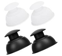 BATHVEVE Ventouses de Massage et Favorise la Santé Globale Ensemble de 4 en Silicone Stimule Méridiens pour Thérapie par Ventouses