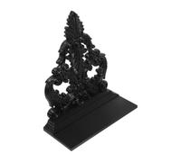 BATHVEVE Vintage Ornate Corbel Wall Shelf Baroque Carved Floating Ledge for Candles Figurines Crystal Display Secure Mounting for Bedroom and Entryway Decor