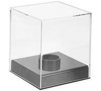 BATHVEVE Vitrine Acrylique Transparente Boîte de Présentation 10x10x11 Cm Rangement Compact pour Balles de Baseball pour Collection à Domicile ou Salon