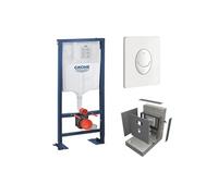 - Bâti support Solido plaque de déclenchement banche habillage Wedi I-Board avec revêtement Concrete gris