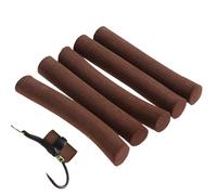 Bâtières en mousse de chylindre, bâtons à attaches de mouche, Eva Cylinder Float Mols Sticks 5X pour les appâts carpe, Tackle de mangeur de leurre pop-up léger portable pour faire la fabrication des a