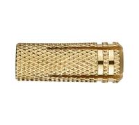 BATIFIX Goujons en laiton Goujons à expansion en laiton M4 M5 M6 M8 M10 M12 Cheville à filetage intérieur métrique Manchon d’expansion pour fixations légères en matériau plein (10, M4 x 16 mm)