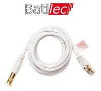 Batilec - Cordon RJ45 Fiche IEC TV 2 mètres Grade 3