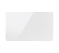 BATILEC - Radiateur Électrique LEONA Verre 1500W Blanc - Inertie Céramique - Design Haut de Gamme - Programmable - Détection Fenêtre - Indicateur de Consommation - IP24 - Sécurité Enfant