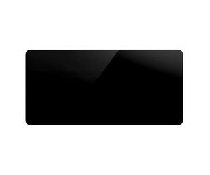 BATILEC - Radiateur Électrique LEONA Verre 2000W Noir - Inertie Céramique | Indice de protection IP24, Chauffage pour pièce de 20m², Inertie sèche